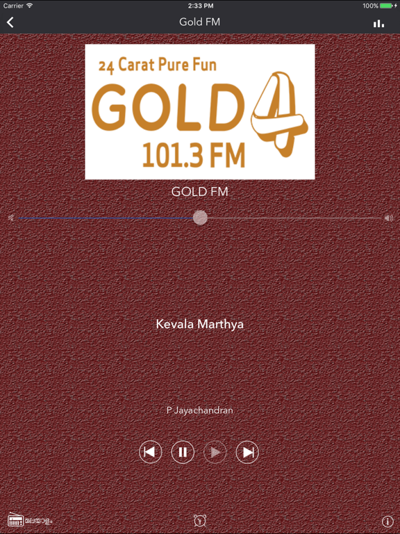 Malayalam FM Radio - India iPad screenshot 5 - Music app
