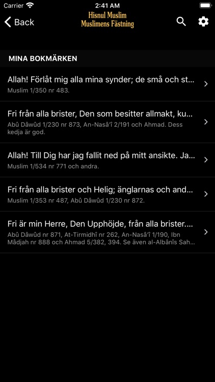 Hisnul Muslim (Svenska) screenshot-5