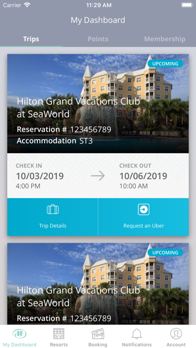 Screenshot #1 pour Hilton Grand Vacations