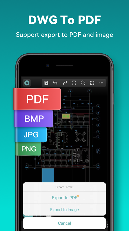 #3. DWG FastView-CAD Viewer&Editor (iOS) Podle: Gstarsoft Co., Ltd
