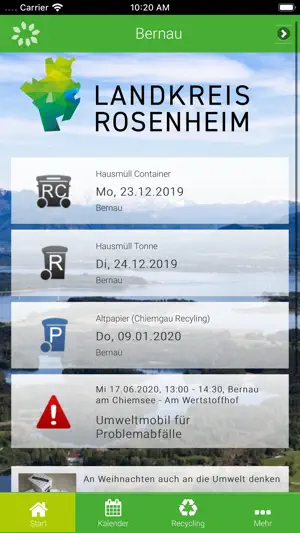 Landkreis Rosenheim Abfall-App screenshot 1
