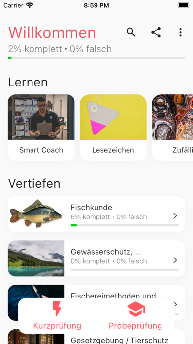 SaNa Fischerprüfung 2024 Screenshot