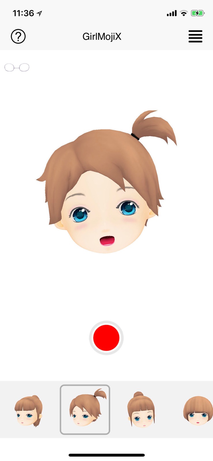 GirlMojiX iphone screenshot 1