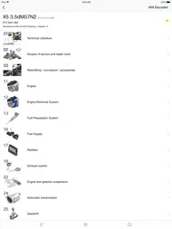 Car parts for BMW diagrams ETK ipad bilder 1