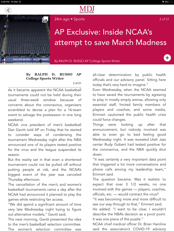 Screenshot #5 pour Marietta Daily Journal