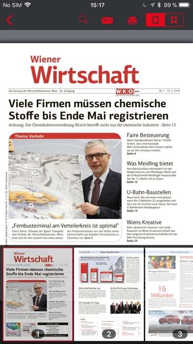 Screenshot #2 pour Wiener Wirtschaft