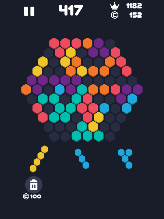 Screenshot #6 pour Block 1010 : Classic & Hexagon