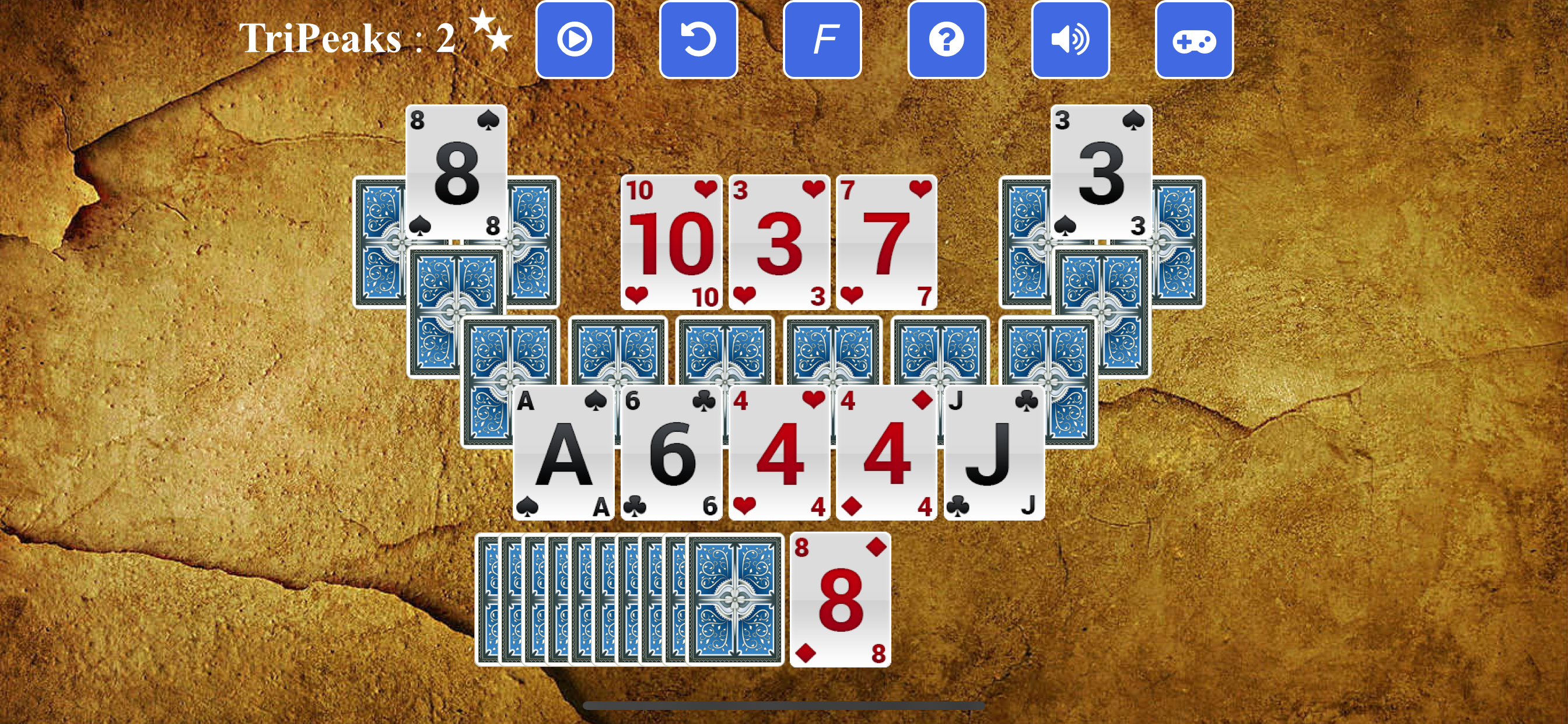 TriPeaks Solitaire + screenshot 5