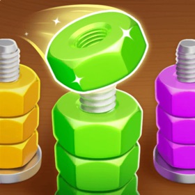 Nut Color Game - Sort Puz 3D