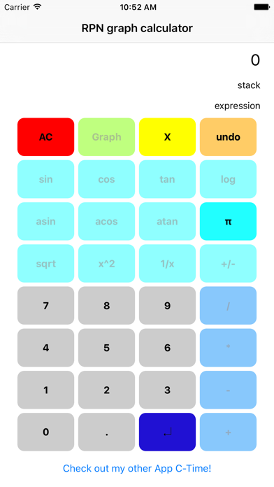 SigiCalc iPhone screenshot