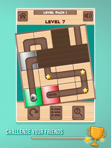 Unblock the ball - Slide game iPad screenshot