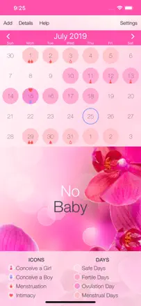 Menstrual Cycle Tracker : capture d’écran 3 sur 5