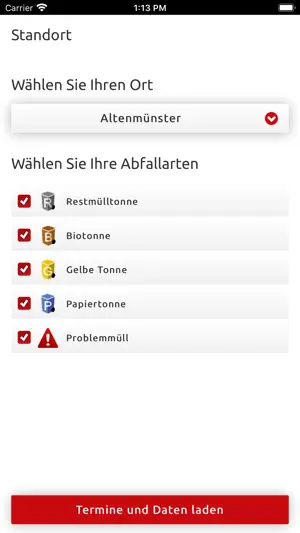 Landratsamt Schweinfurt Abfall screenshot 2