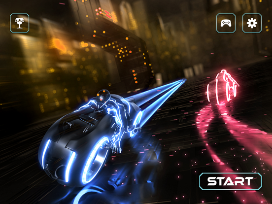 Screenshot #4 pour Neon Race - Light Bike Race