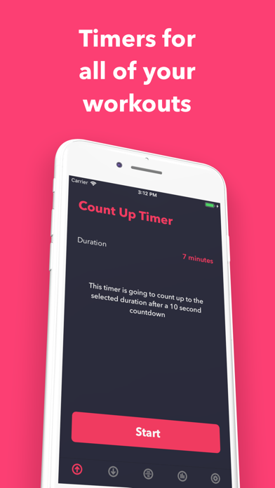 Screenshot #1 pour WOD Timer - Gym Workout Timer