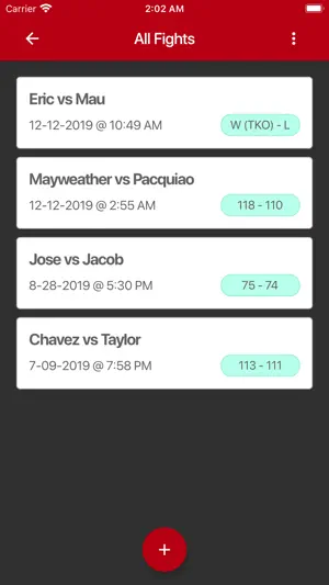 iScorez Boxing Scorecard screenshot 3