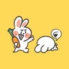 Emo Bunny Stickers icon