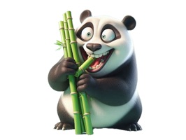Bamboo Panda Stickers