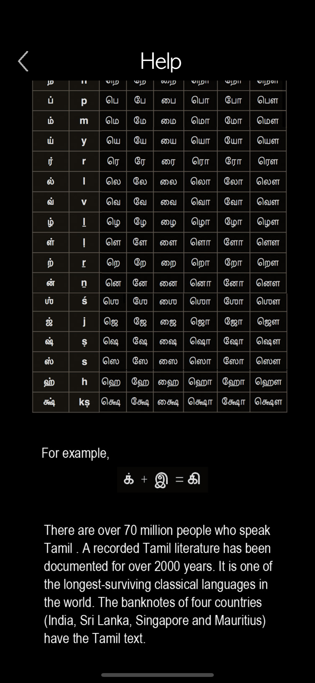 Tamil Words & Writing screenshot 11