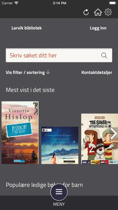 Bibliofil iPhone-skjermbilde 2
