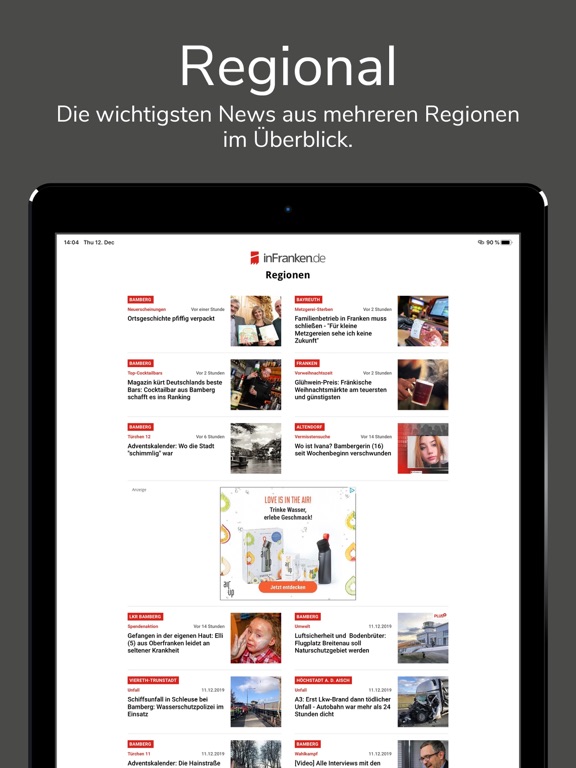 Screenshot #5 pour inFranken.de - regionale News
