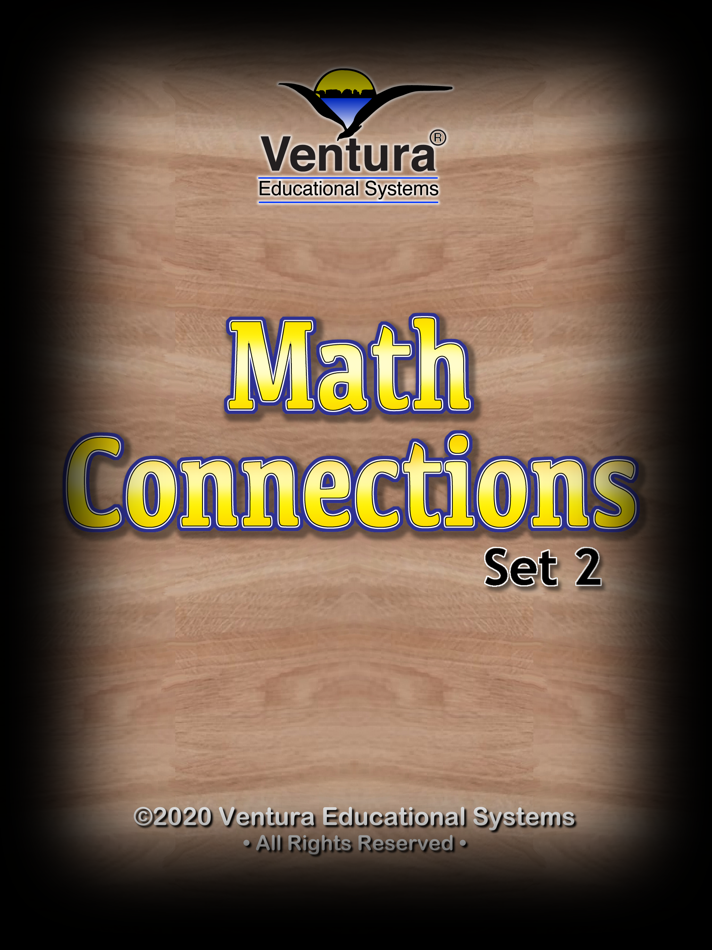 #1. Math Connections Set 2 (iOS) 由: Ventura Educational Systems