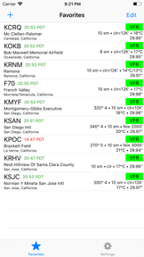WatchMETAR screenshot