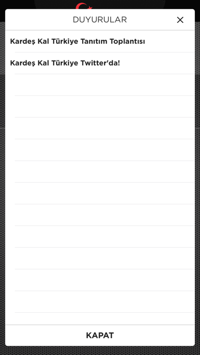 Screenshot #2 pour Kardeş Kal Türkiye