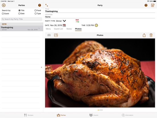Cook's Memory iPad screenshot 7 - Food & Drink app