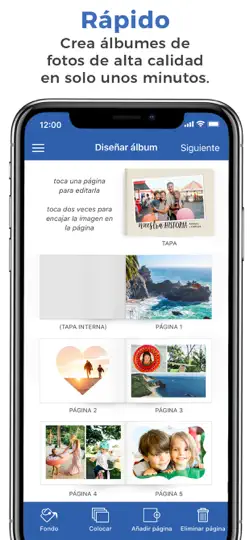 Captura de pantalla de FreePrints Photobooks ES en iPhone 3