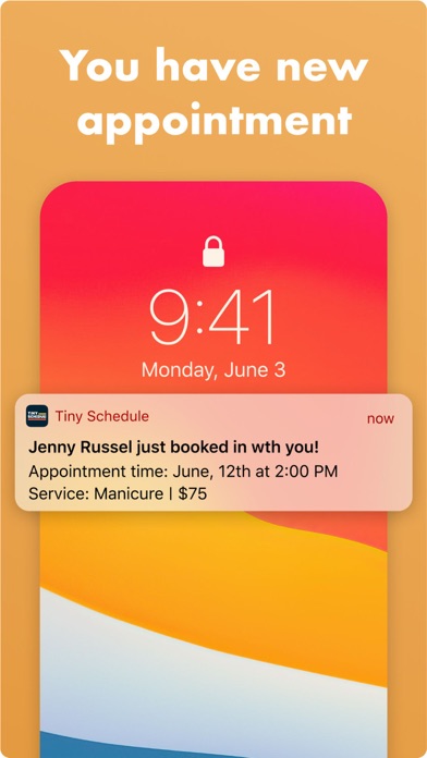 Tiny Schedule: Scheduling App Screenshot