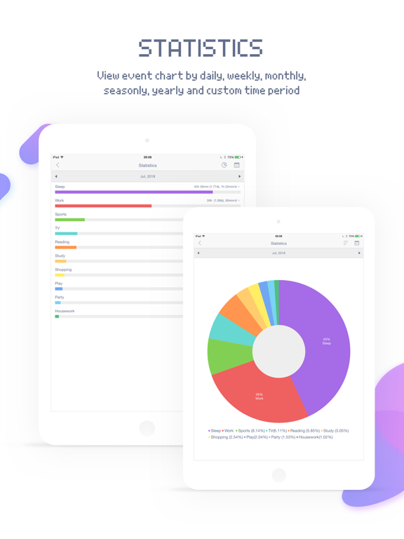 Screenshot #6 pour BlockyTime Lite - Time Tracker
