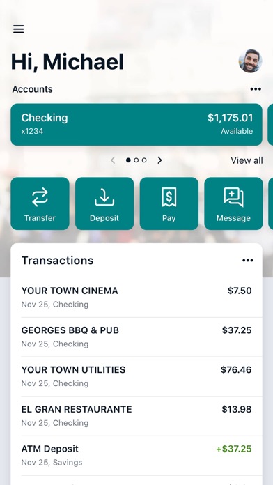 Screenshot 2 of Carver Bank Mobile App