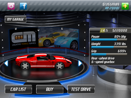 Screenshot #4 pour Drag Racing : Jeu de Course