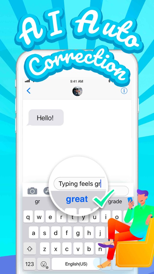 #10. Kika Keyboard: Custom Themes (iOS) بواسطة: Cheese Mobile, Inc.