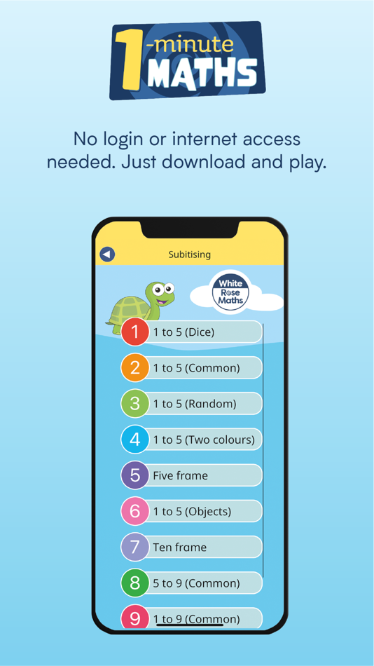 #6. 1-Minute Maths (iOS) 由: White Rose Education Services Limited