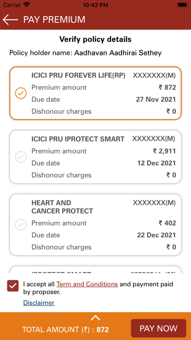 ICICI Prudential Life App Screenshot
