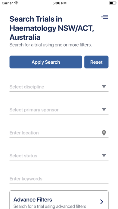 ClinTrial Refer App Screenshot 9 of 9