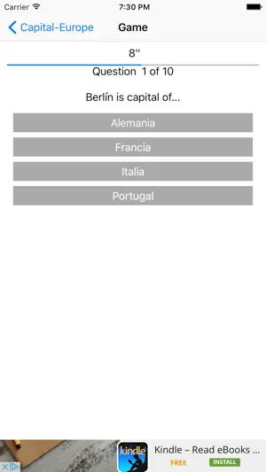 Capitales-Europa screenshot 2
