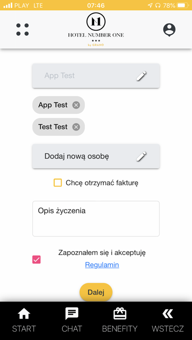 Grano Hotels Screenshot