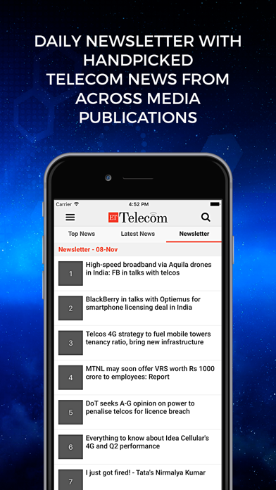 ETTelecom Screenshot