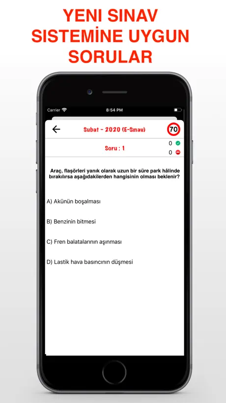 ehliyetCepte: sınav soru 2025