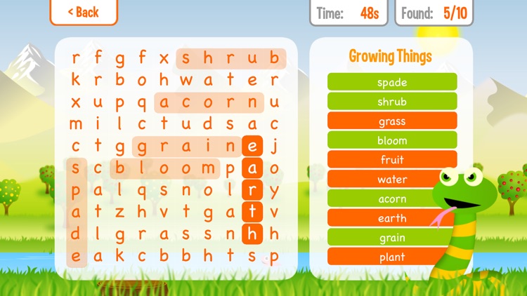 Squeebles Word Search