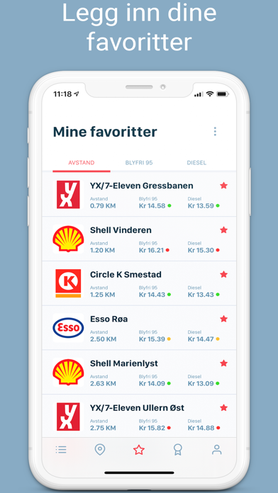 BensinPris Screenshot