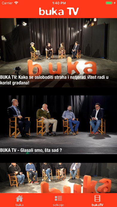 Buka - Dajte šansu mozgu iPhone screenshot 4 - News app