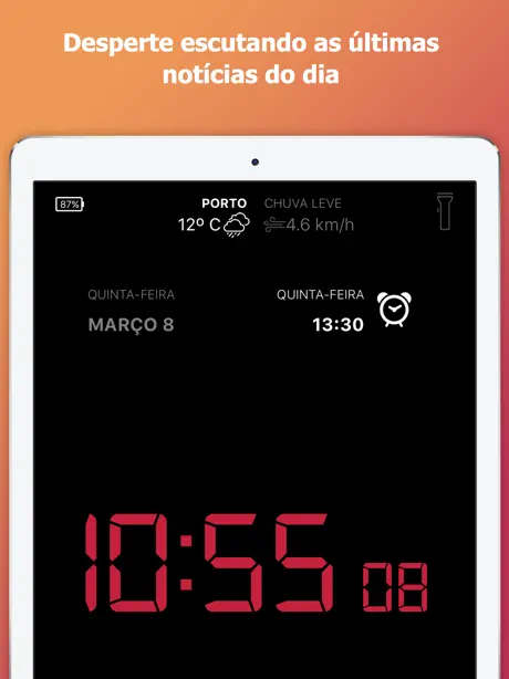 Despertador de música para mim