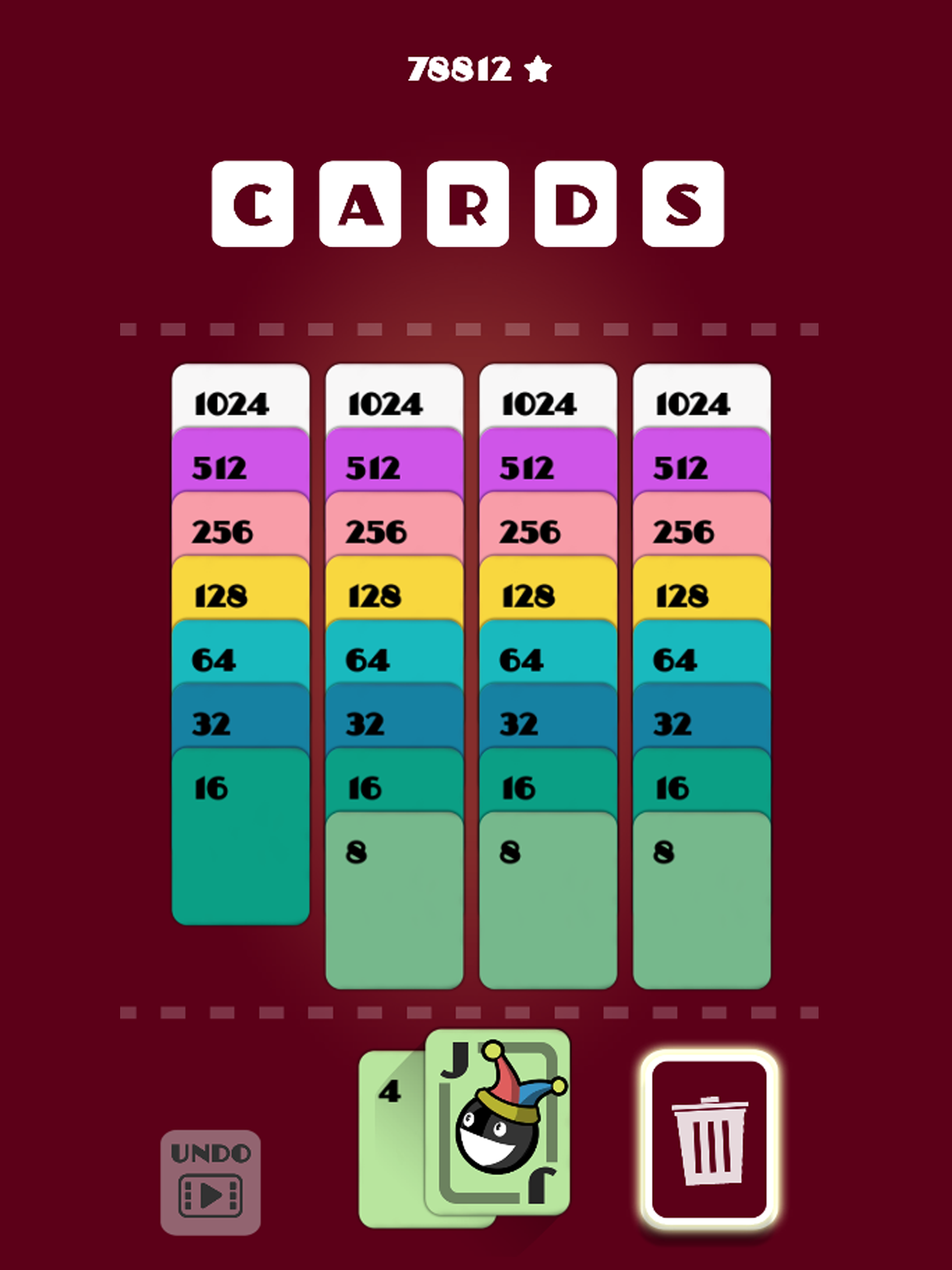 Merge Solitaire - 2048 Puzzle