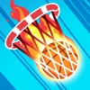 On fire : basketball shots icon