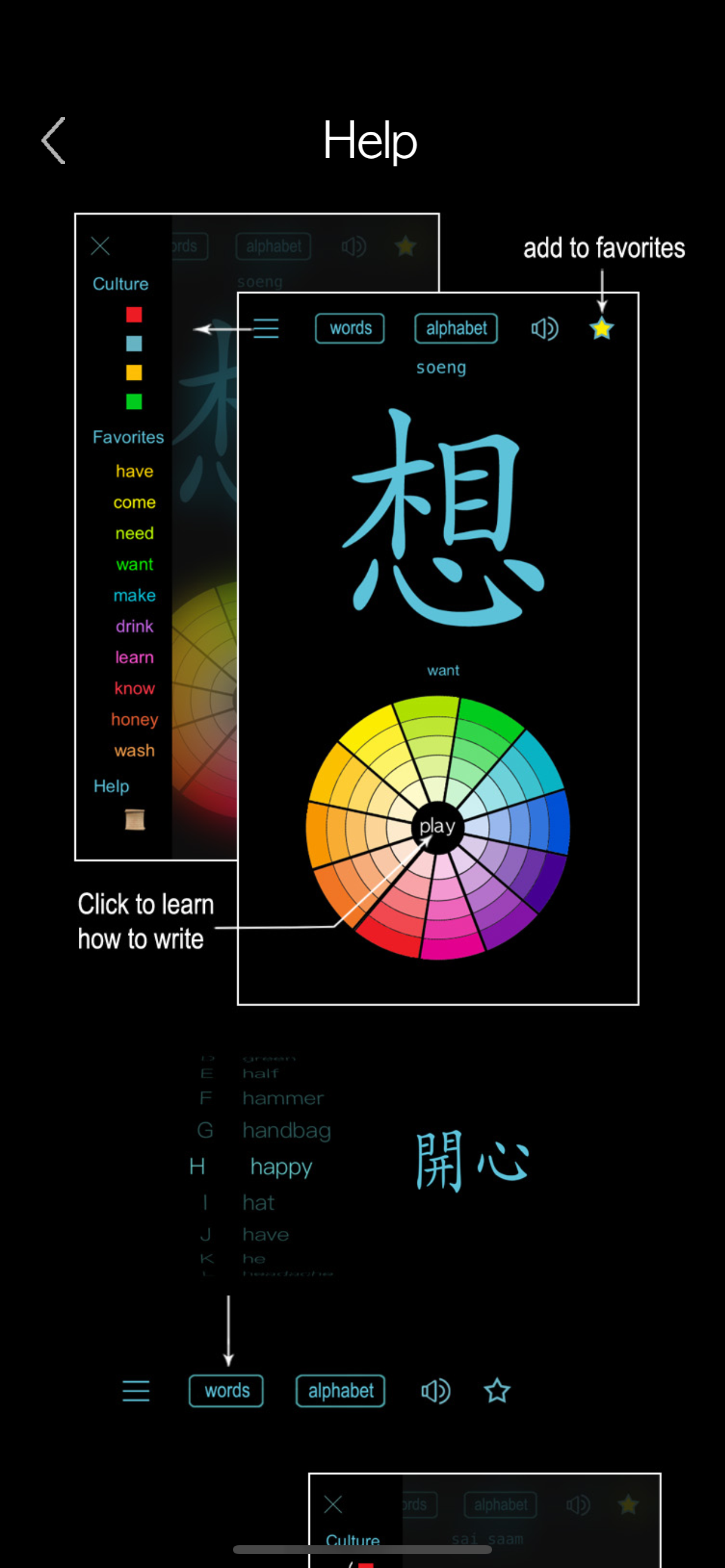 Cantonese Words & Writing !