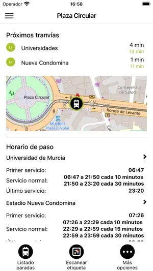 TDM App Tranvía de Murcia screenshot 4